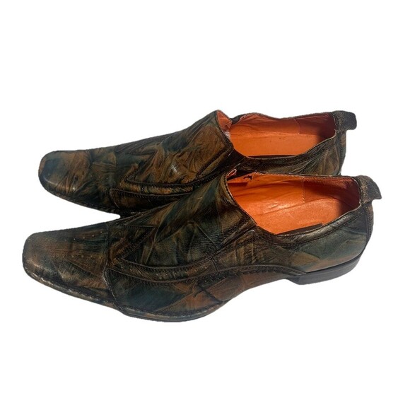 Stacy Adams Blue,Green Camouflage Artistic Men Dress Loafer Shoes Size 10 M main image 5